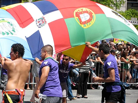 Latin America flags
