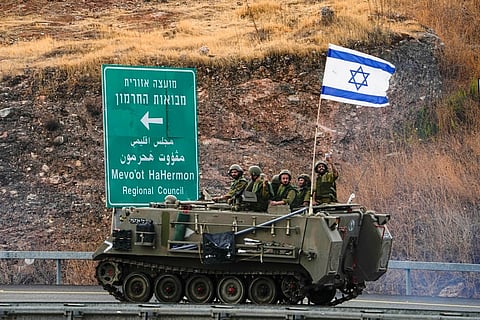 IDF forces on the Lebanese border