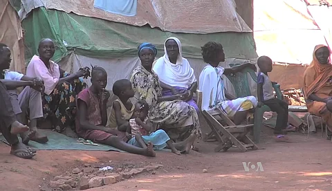Refugee camp at the St. Mary Help of Christians Cathedral of Wau, South Sudan 2016
