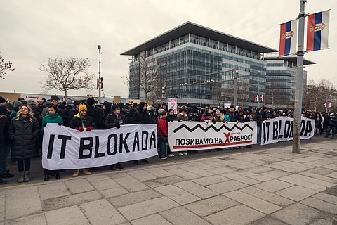 Protest in Serbia