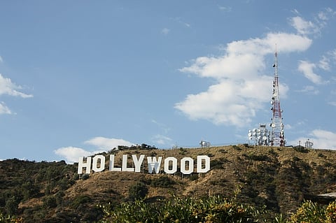 The Hollywood sign - an iconic symbol of America.