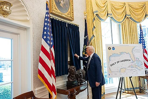 President Trump in the Oval Office