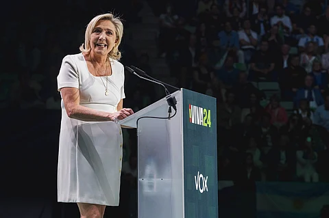 Marine Le Pen in May 2024