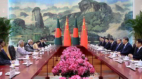Bangladesh's Chief Adviser, Professor Muhammad Yunus, met with Chinese President Xi Jinping in Beijing on 28th March 2025 Friday.