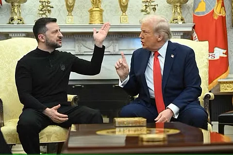 President Trump and Zelensky