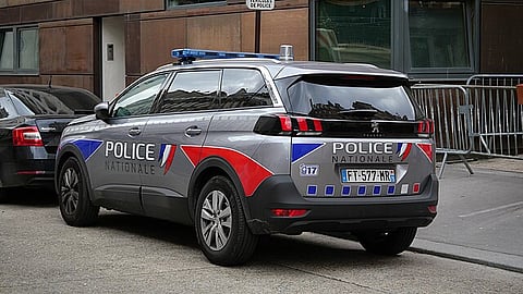 French police car for illustrative purposes