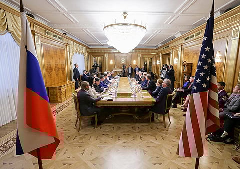 Meeting of the Chairman of the State Duma Vyacheslav Volodin with a delegation of the US Congress July 2018