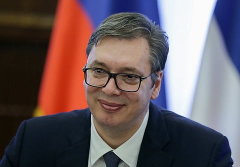 Thousands Rally in Serbia's Capital Belgrade for President Vucic