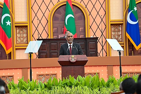 President of the Maldives Dr. Mohamed Muizzu.