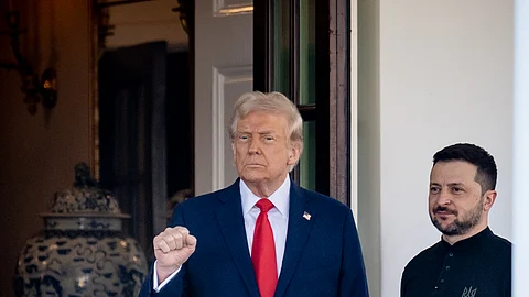 President Donald Trump and President Volodymyr Zelensky