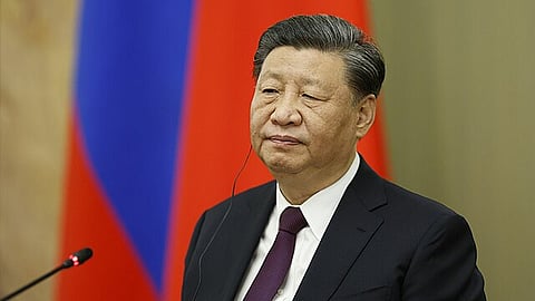 Xi Jinping at Government House of Russia, 2023.
