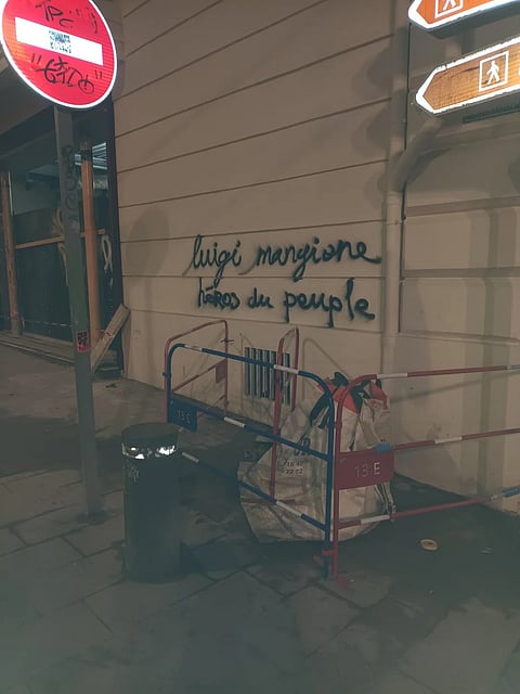Luigi Mangione, hero of the people - Marseilles, France