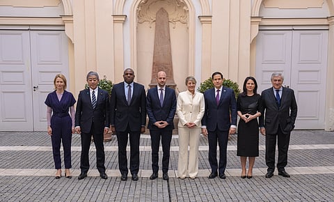 Secretary Marco Rubio participates in a G7 Ministerial Meeting in Munich, Germany, February 15, 2025.
