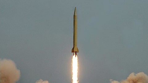 The Shahab-3, an Iranian nuclear-capable ballistic missile