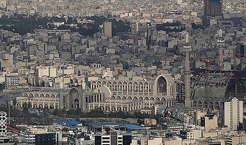 Tehran's skyline from Milad Tower.