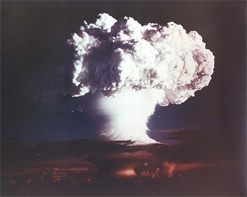 Hydrogen bomb explosion