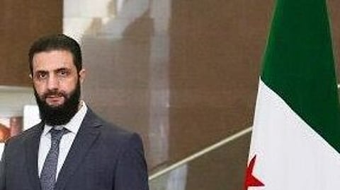 The head of the Syrian Transitional Administration, Ahmad Al Shara