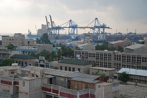 Port Sudan, from town center towards east 2008