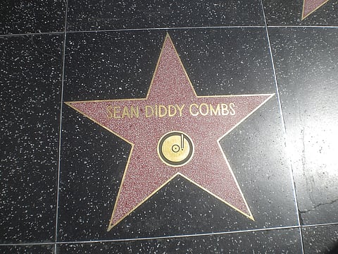 Sean "Diddy" Combs' star on the Hollywood Walk of Fame