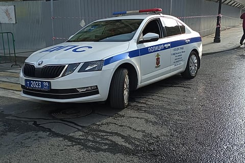 An Operational Police Vehicle in Dagestan.