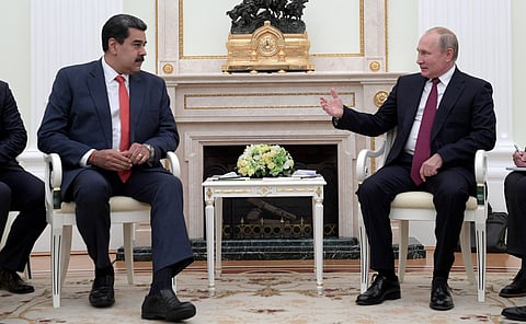 Venezuelan President Nicolas Maduro and Russian President Vladimir Putin