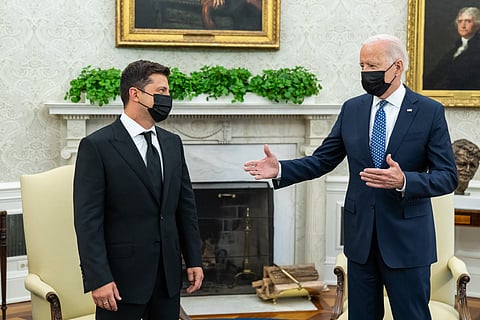 Biden and Zelensky 1 September 2021