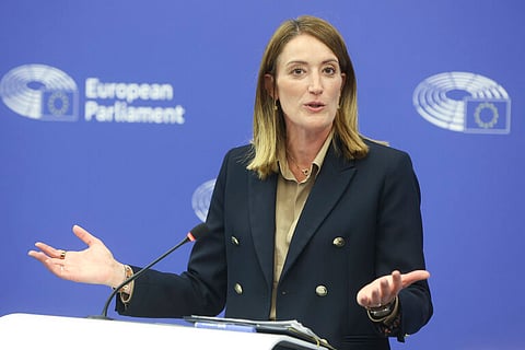 EU Parliament President Warns of Legal Action Over Defense Loan