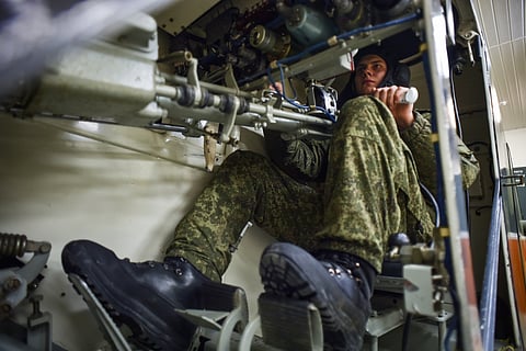 Russian Ground Forces IFV driver training simulator