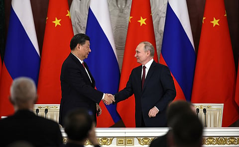 General Secretary of the Chinese Communist Party Xi Jinping and President of Russia Vladimir Putin