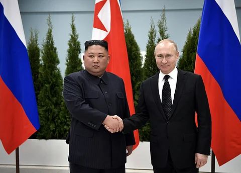 Kim Jong-un Vows Military Support for Russia, Citing Western Threats