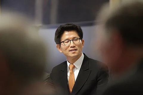 Kim Moon Soo, Then Governor of Gyeonggi Province 2012