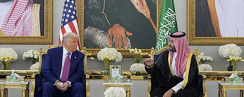 U.S. President Trump and Saudi Crown Prince Mohammad bin Salman