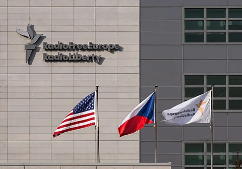 Radio Free Europe/Radio Liberty building in Prague-Strašnice