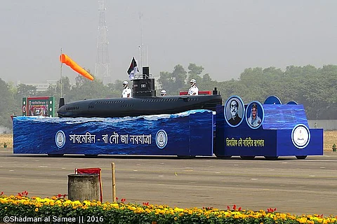 Bangladesh Navy submarine mockup