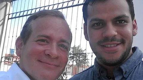 Juan Pablo Guanipa on left