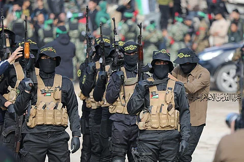 Fighters from Palestinian Islamic Jihad