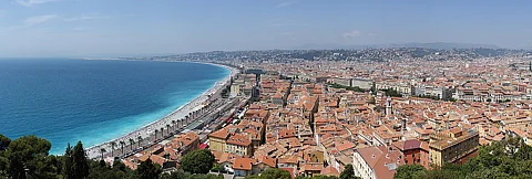 Nice as seen from Castle Hill July 2019