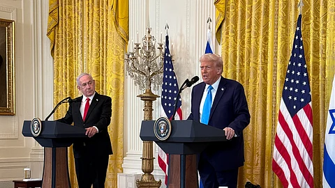 President Donald Trump and Prime Minister Benjamin Netanyahu