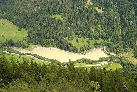 Lonzastausee at Lötschental, Switzerland