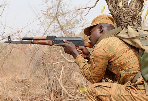 Burkina Faso soldier