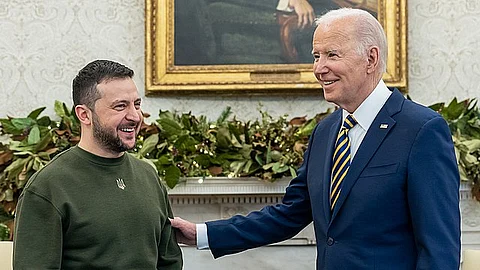 Biden and Zelensky