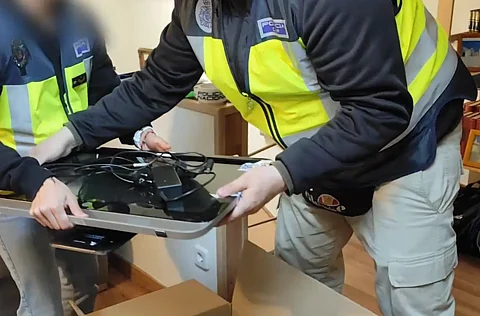 Seized devices in Spain
