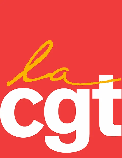The logo of General Confederation of Labour – French trade federation