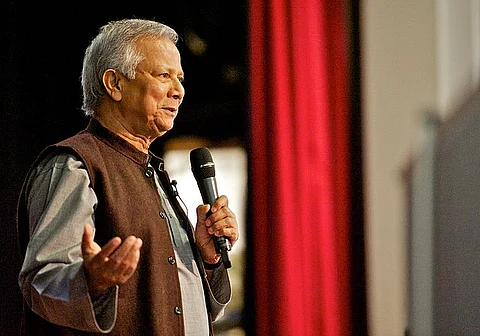 Muhammad Yunus, interim leader of Bangladesh.
