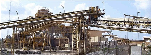 Processing facilities at the Essakane Mine in Burkina Faso