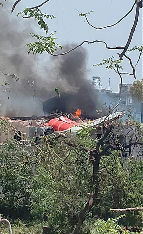 Image of the crash site