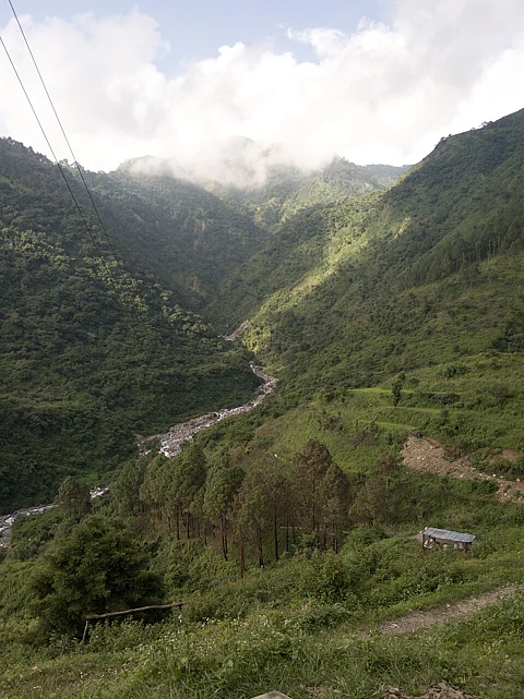 Dhanaulti hills in Uttarakhand