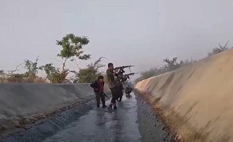 PDF forces in Magway Region, 2024.