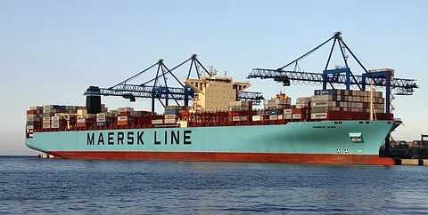 Maersk container ship