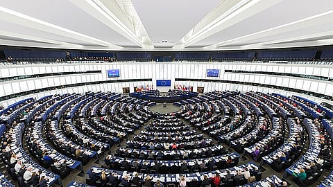 European Parliament in Strasbourg during a plenary session in 2014.